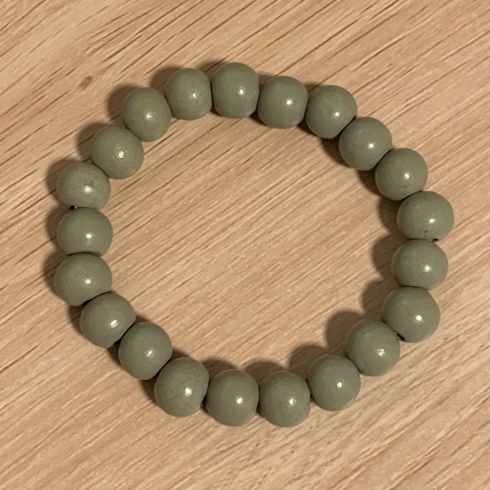 EUC- Sage Stretch Bracelet
